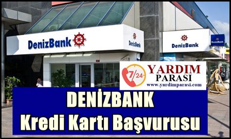 DenizBank Kredi Kartı Başvurusu İçin Gerekli Belgeler