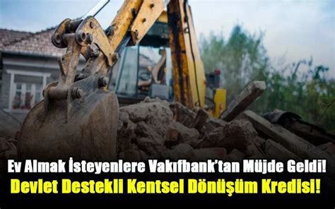 Kentsel Dönüşüm Kredisi İle Ev Sahibi Olmak